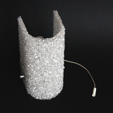 Vintage wall sconce in perspex from the 60s