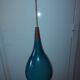 Scandinavian suspension light in blown glass by Holmegaard from the 1950s, 60s.