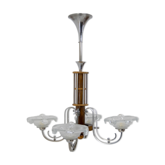 Art deco chandelier  1930s