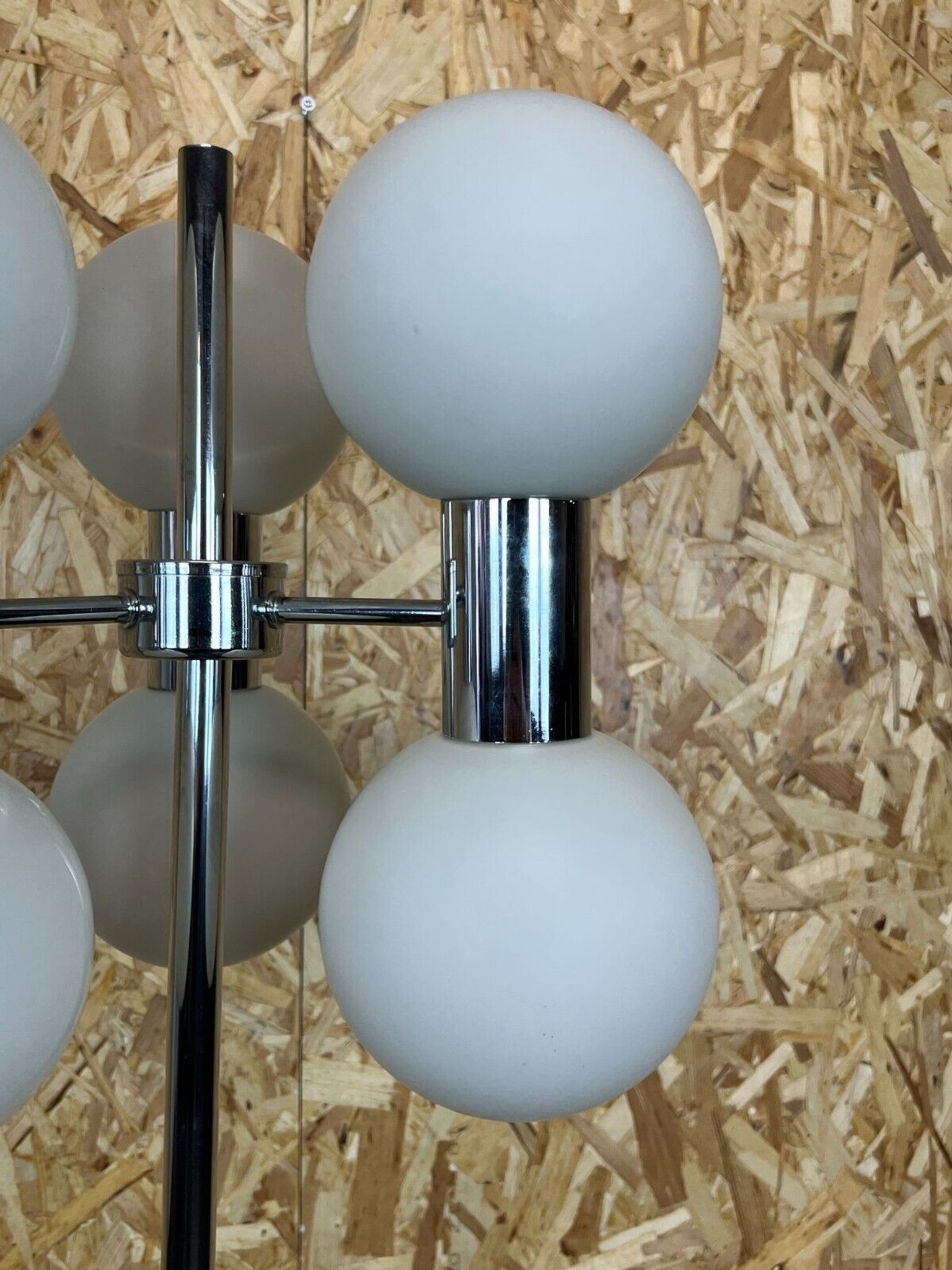 Lampadaire métal verre