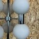 60s 70s lamp light floor lamp metal glass space age design