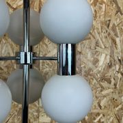 Lampadaire métal verre