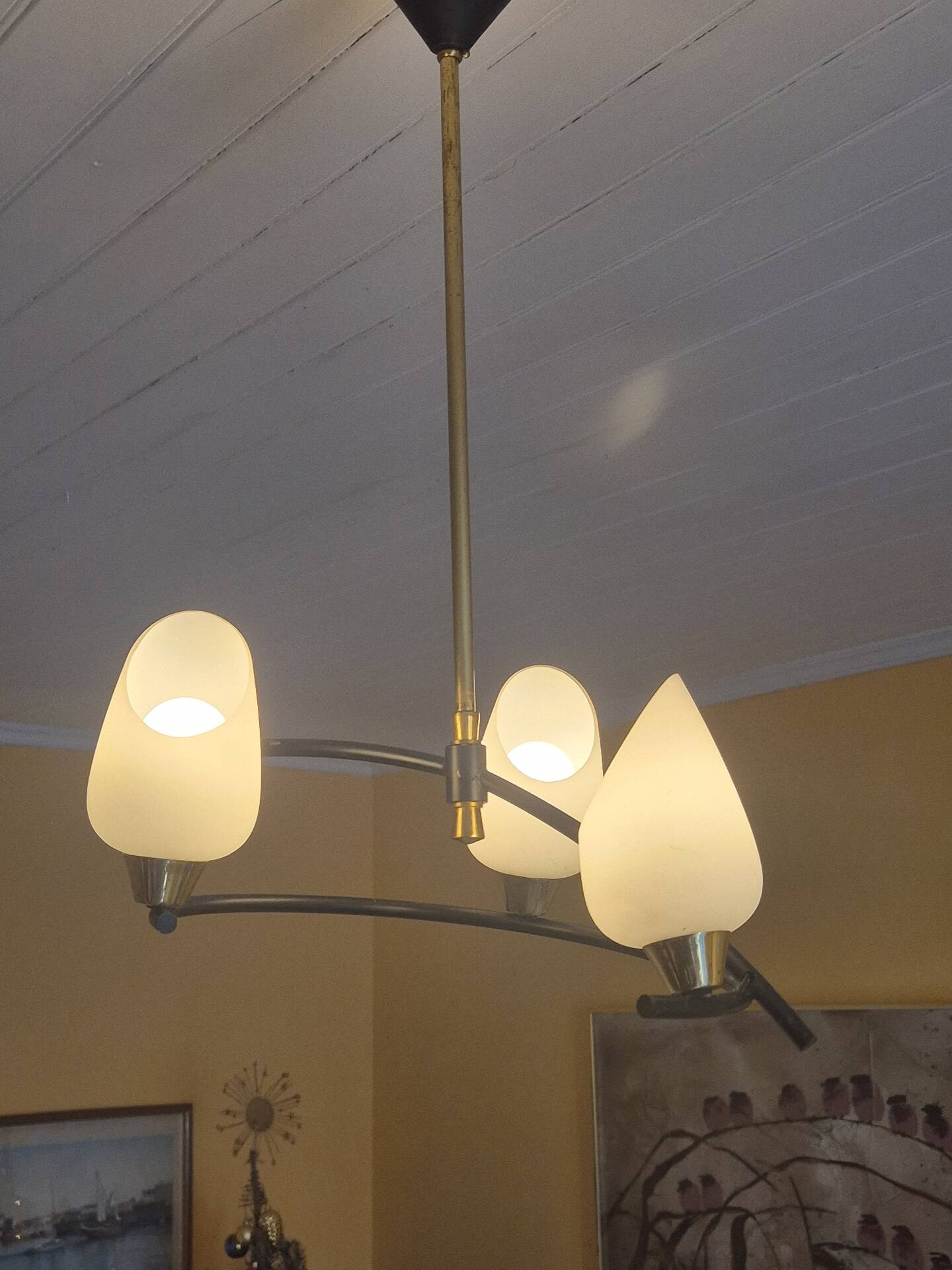 Arlus Suspension, French Vintage 1950s