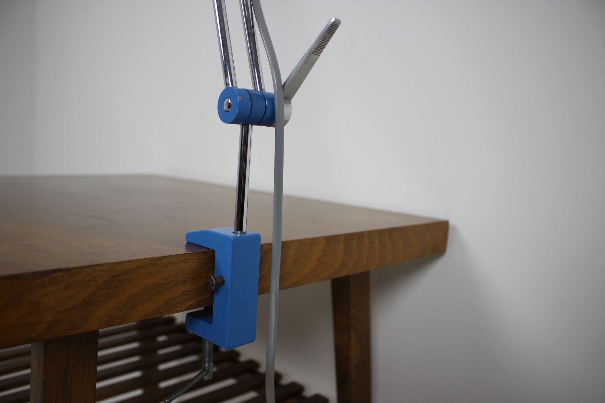 Mid-century work adjustable table lamp designed by Josef Hůrka for Napako, 1960's.
