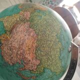 Terrestrial globe old world map