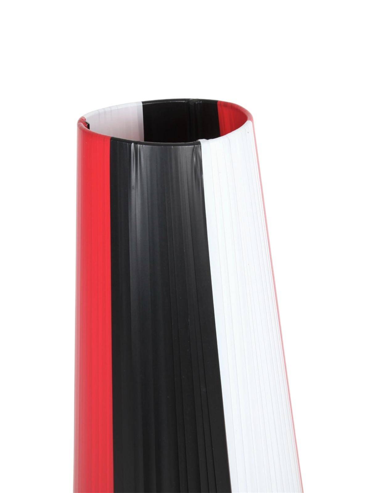 Swedish Space-Age Floor Lamp in Red, White & Black Plastic, 1950s–60s