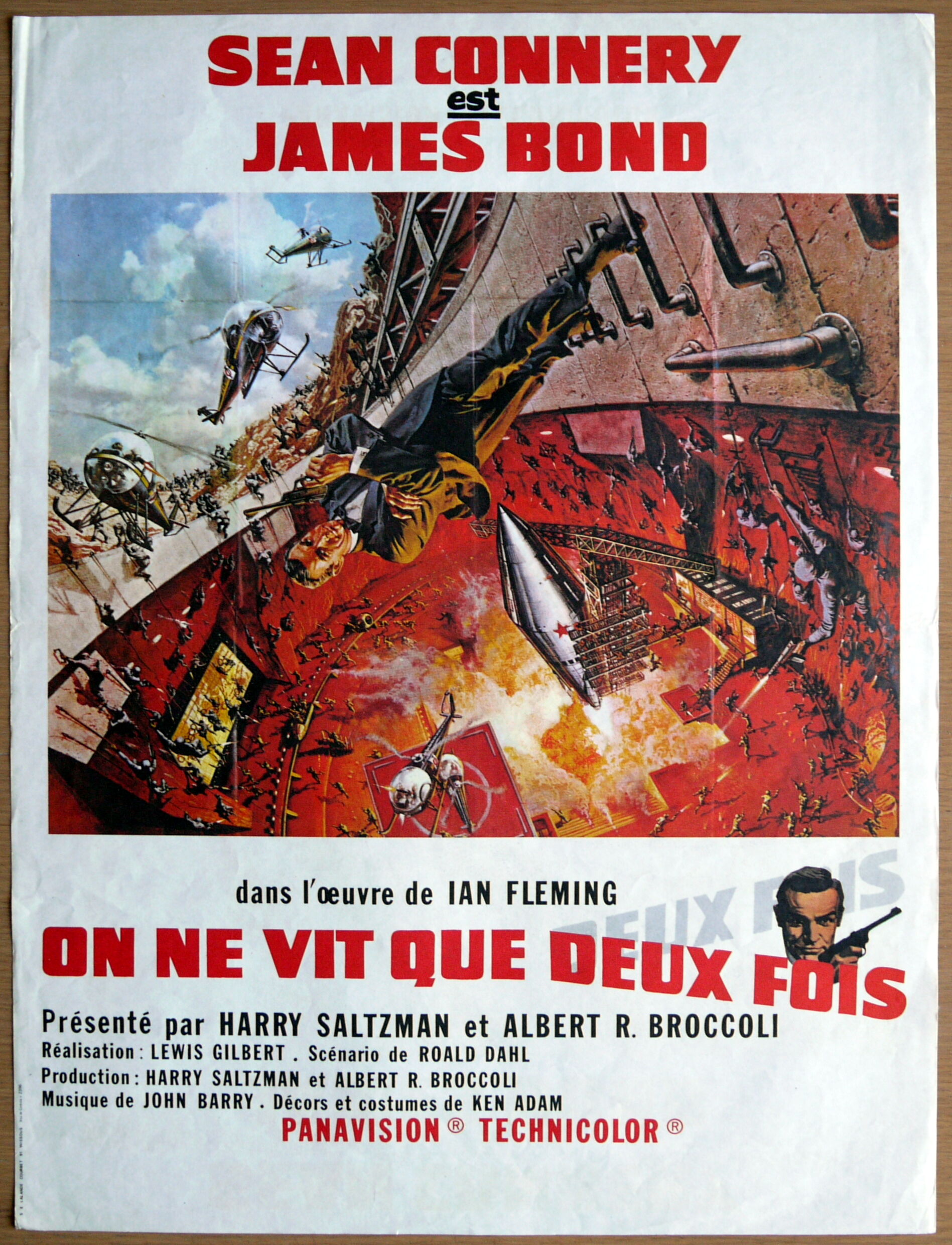 Original movie poster "We only live twice" Sean Connery - James Bond 007