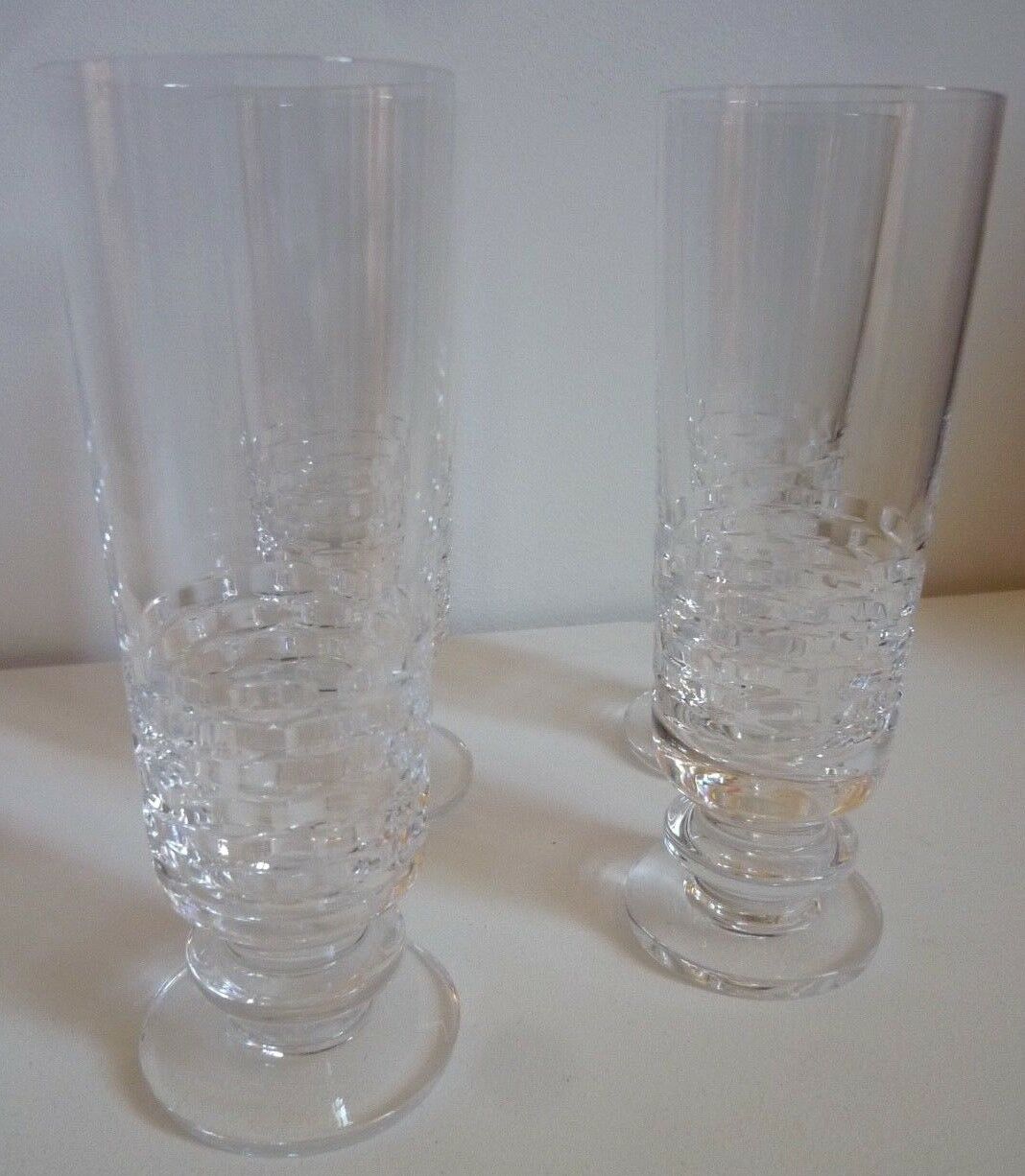 4 champagne flute - Vannes crystal
