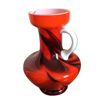 Pichet vintage opaline Carlo Moretti