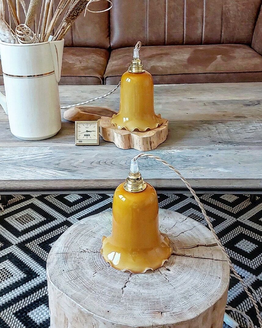 Baladeuse vintage orange