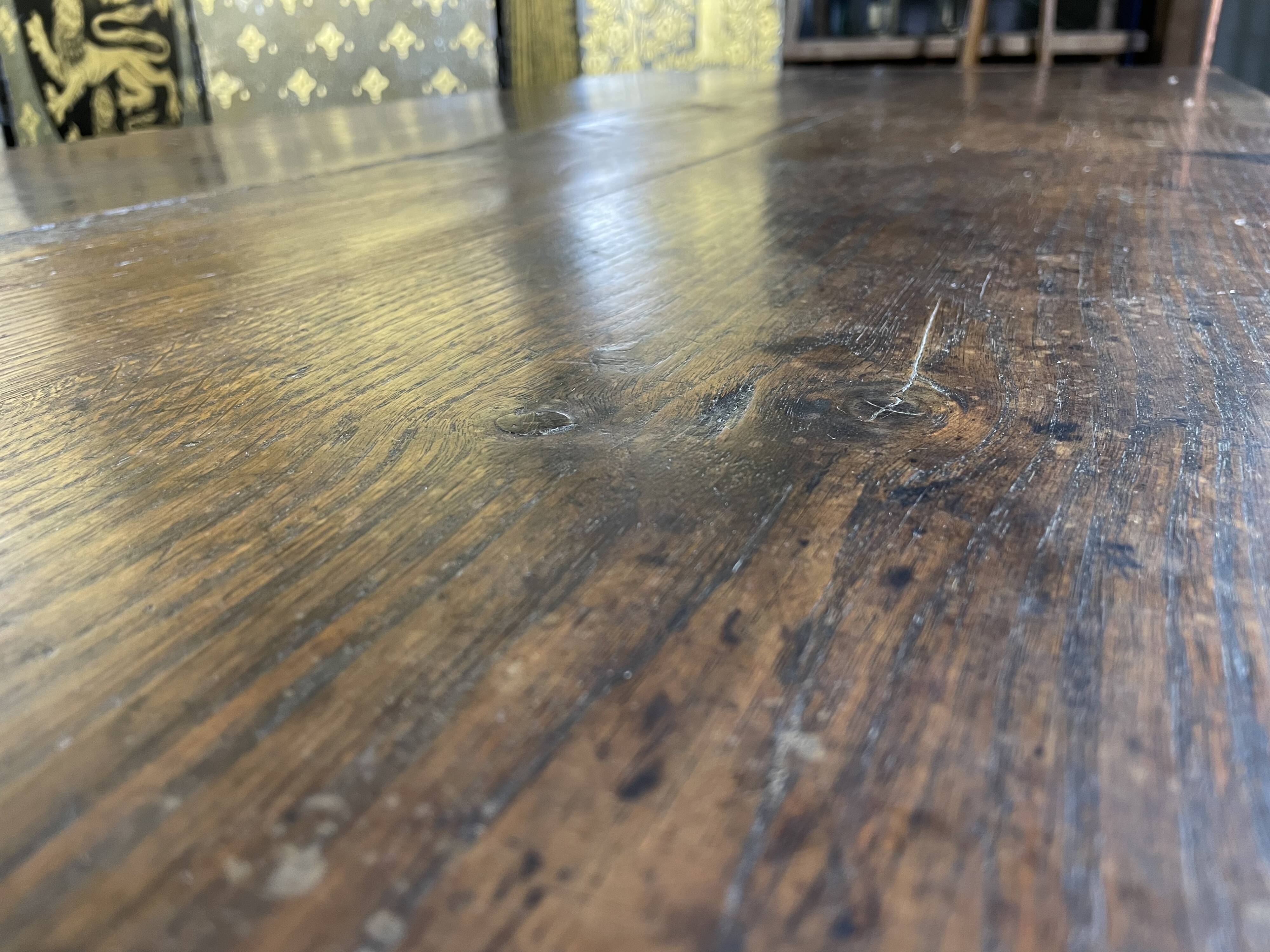 Table de ferme en chêne Louis XIII 19eme