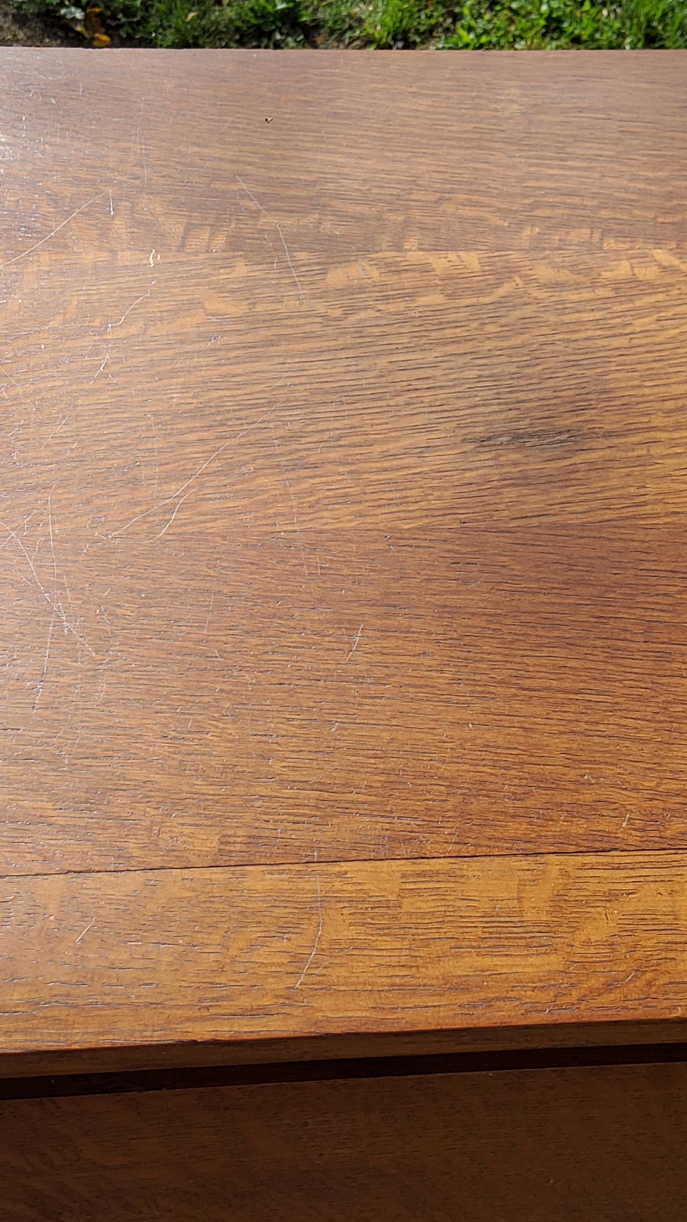 Oak chest of drawers 50s oak feet compass 5 drawers