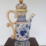 Italy ceramic Majolica Deruda teapot height 50 cm