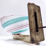Rare Murano Glass and Brass Wall Light by Dino Martens for Aureliano Toso, Italy