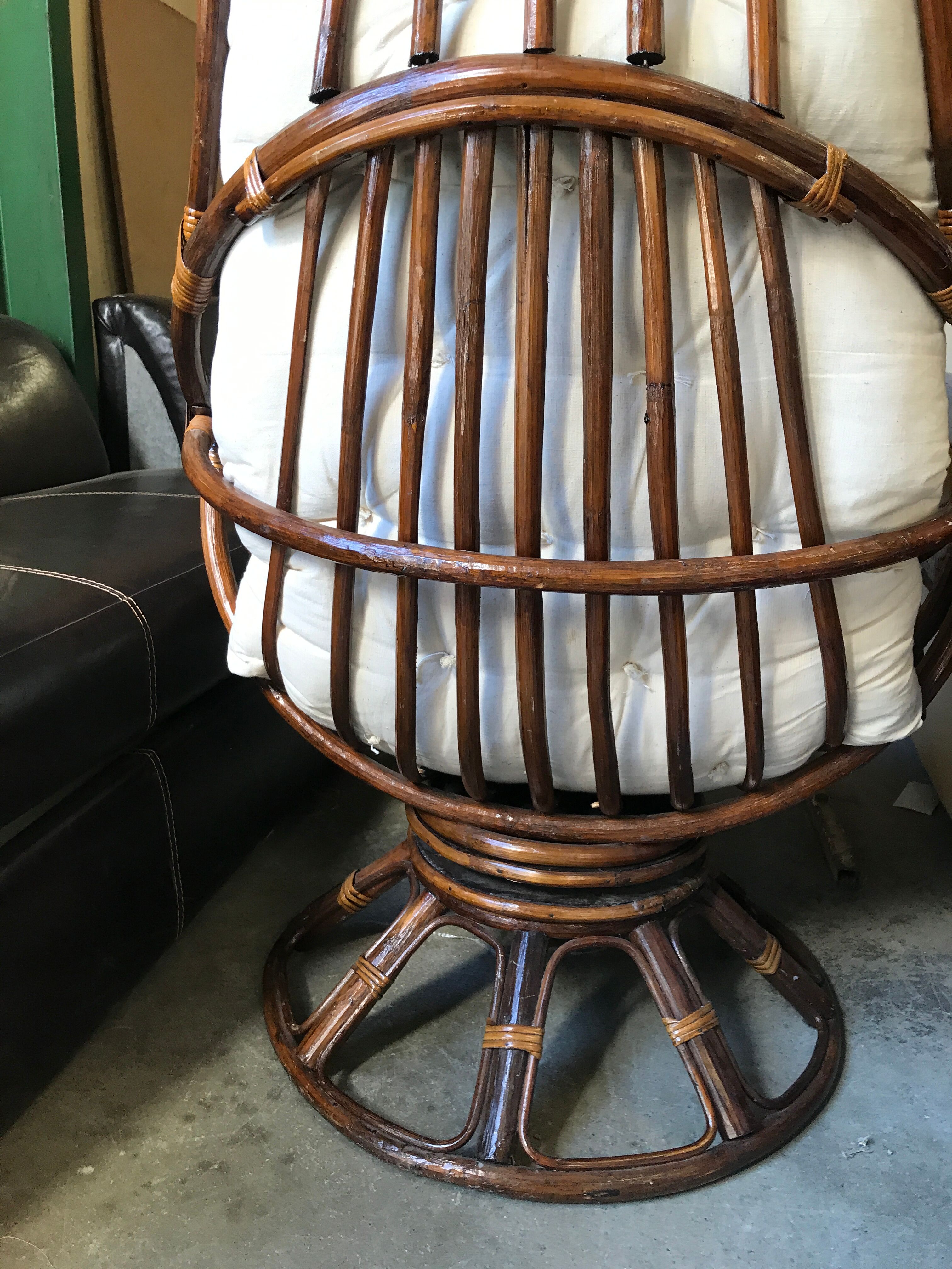 Vintage rattan armchair 60/70 years