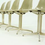 Set of 5 La Fonda Dining Chairs by Charles & Ray Eames for Vitra Herman Mil