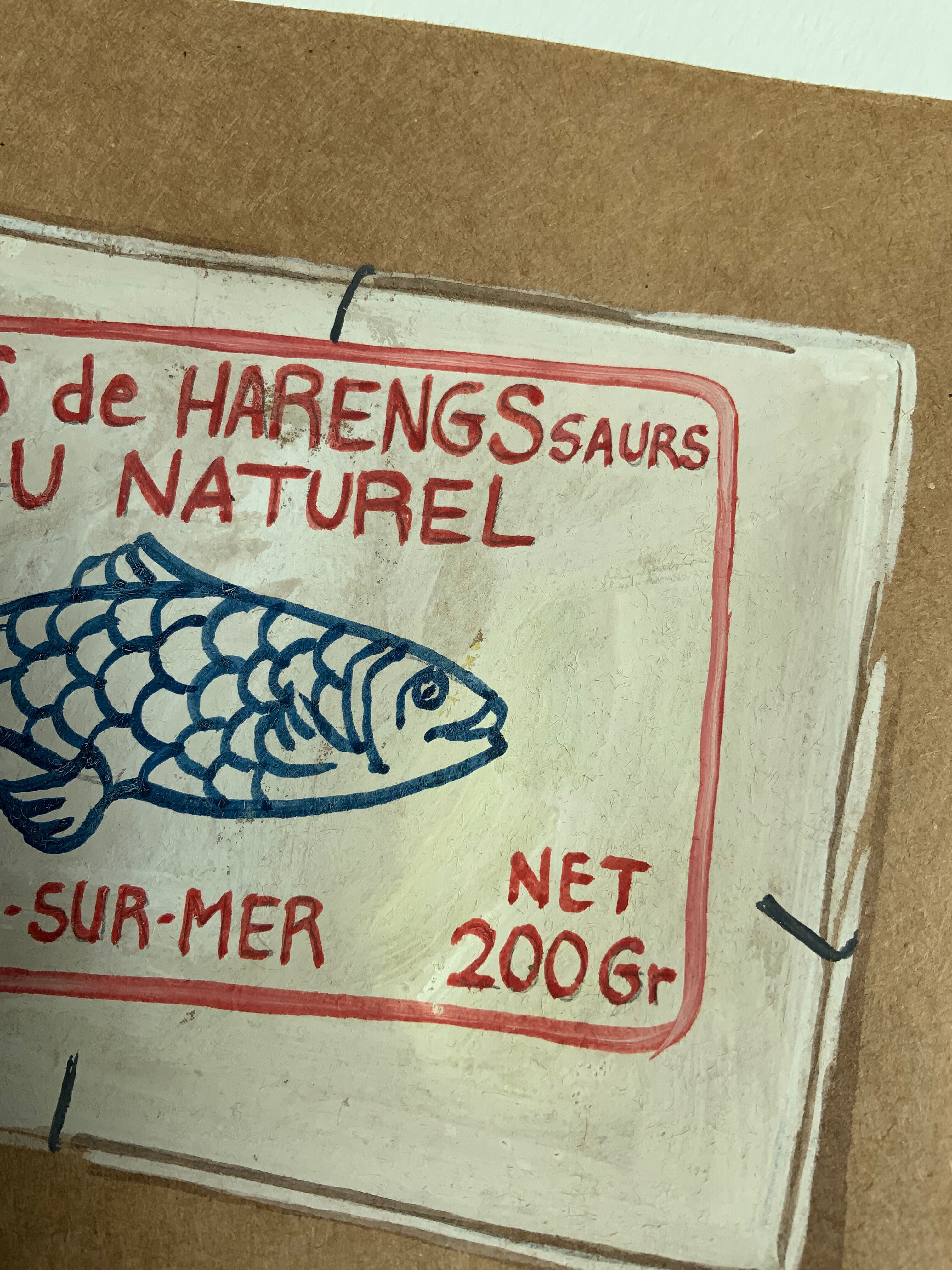 Painted illustration A5 "Souvenir de... » acrylic on paper - object of curiosity