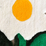 Tapis tufté fleurs - Marguerite