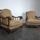 Paire de fauteuils de style Louis XIII