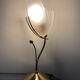 Vintage lamp in brass and frosted glass 70s-80s