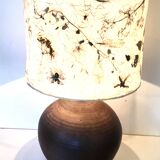 Lampe boule en grès pierre Digan