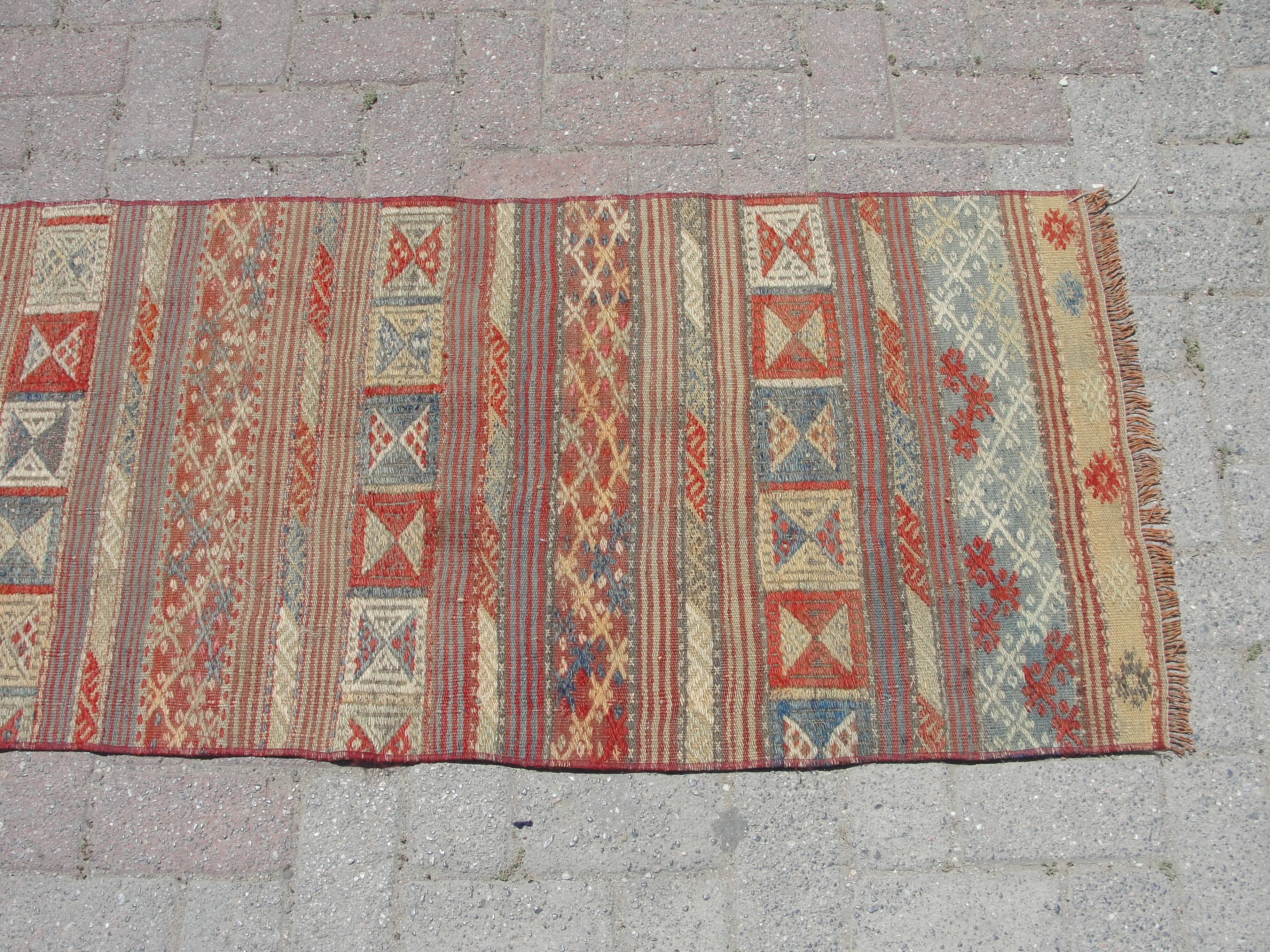 Handmade kilim rug runner