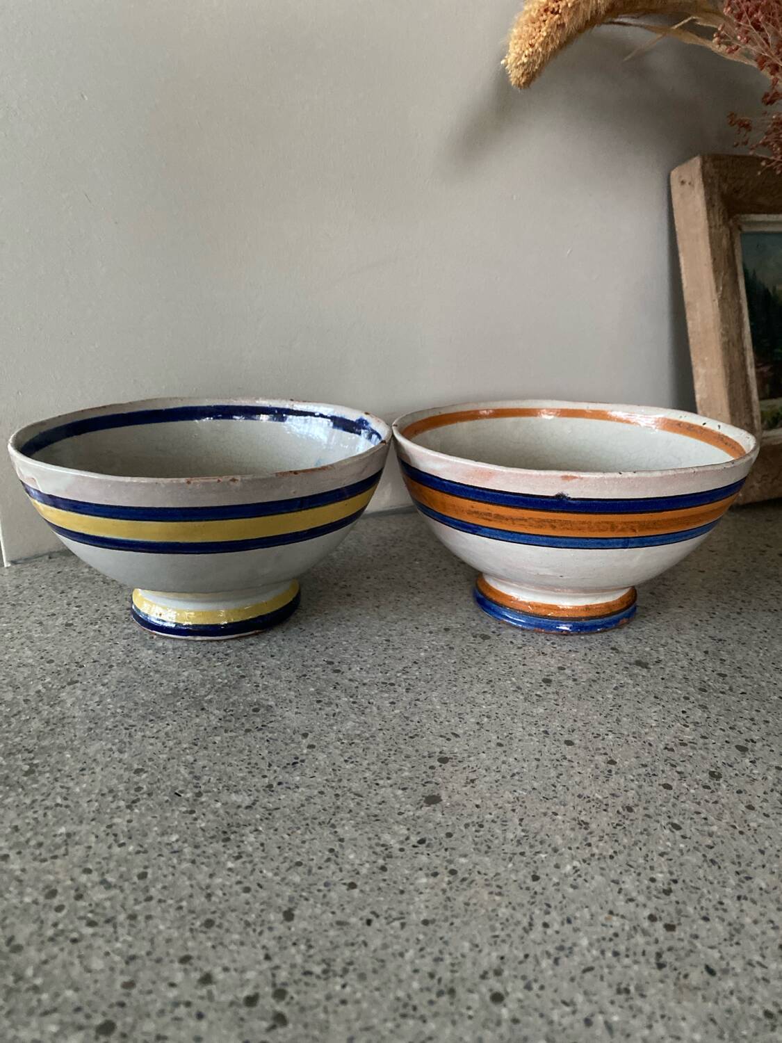 2 19th century earthenware bowls.