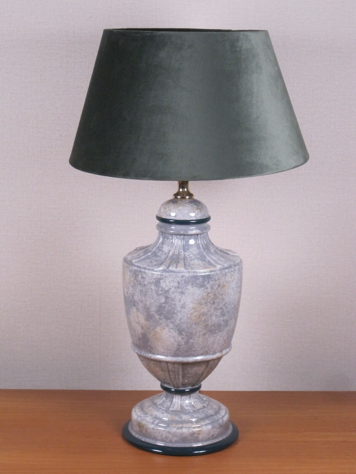 Vintage ceramic lamp brand monteuse robert de schuytener model mayerling