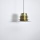 Classic Danish multilayered brass pendant