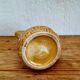 Pichet Digoin Sarreguemines woven basket effect caramel vintage
