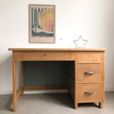 1950s oak desk