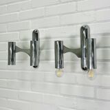 Chrome wall lamps by Sciolari - 2 available