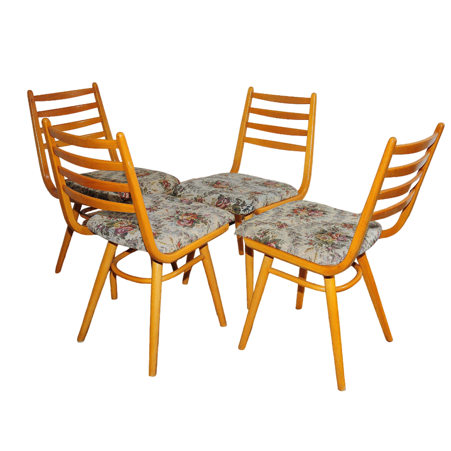 Dining chairs by Jitona Czechoslovakia 1970s