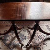 English extending table (included) & lion paw legs, seats 6 to 8.