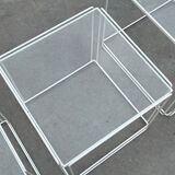 Pull out tables design Max Sauze, édited by Iscocèle