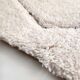 Moroccan Berber carpet Beni ouarain ecru with black diamonds engraved 306x199cm