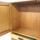 Scandinavian teak and rattan bookcase, Sweden, 1960