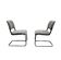 Paire de fauteuils chauffeuses Eurosit tweed gris 1970
