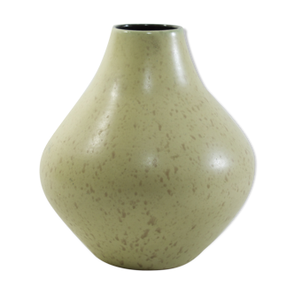 Design yellow ceramic vase, vintage 1960