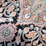 Handmade vintage Persian Tabriz silk rug 78cm x 133cm 1950s - 1С1150