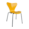 3107 yellow chair, Arne Jacobsen butterfly series for Fritz Hansen, 1970