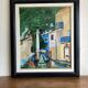 Huile sur toile La fontaine de Vence de Dufy 1921