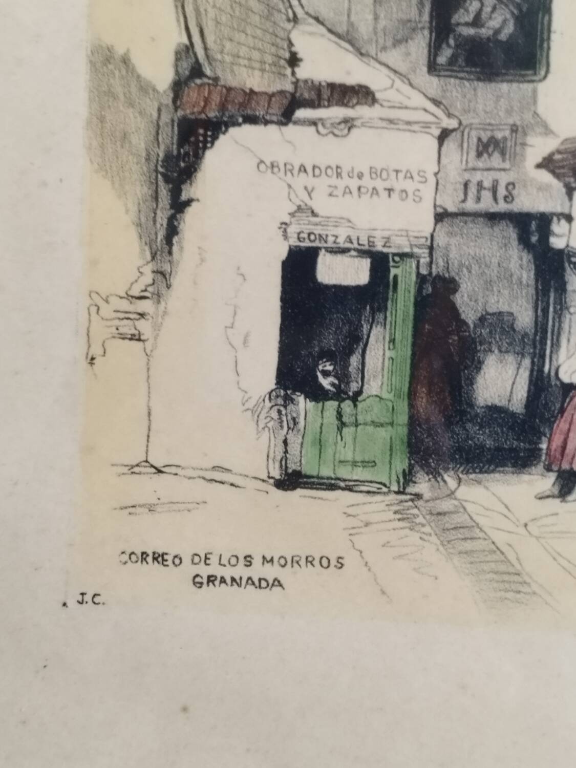 David Roberts - Correo de los Morros or Old Guardhouse, Granada