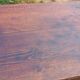 19th century farmhouse table with spindle legs, 225cm