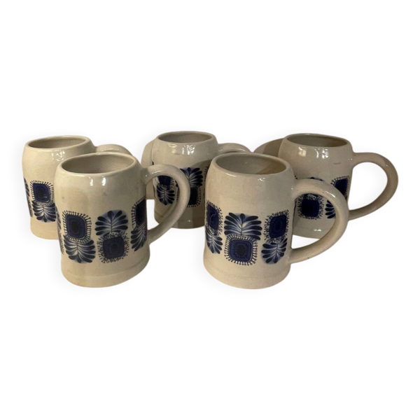 Mugs vintage en céramique de Limoges