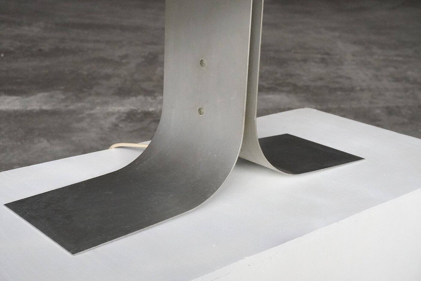 Aluminium Table Lamp by Giuliano Cesari for New Lamp, Italy, 1970s