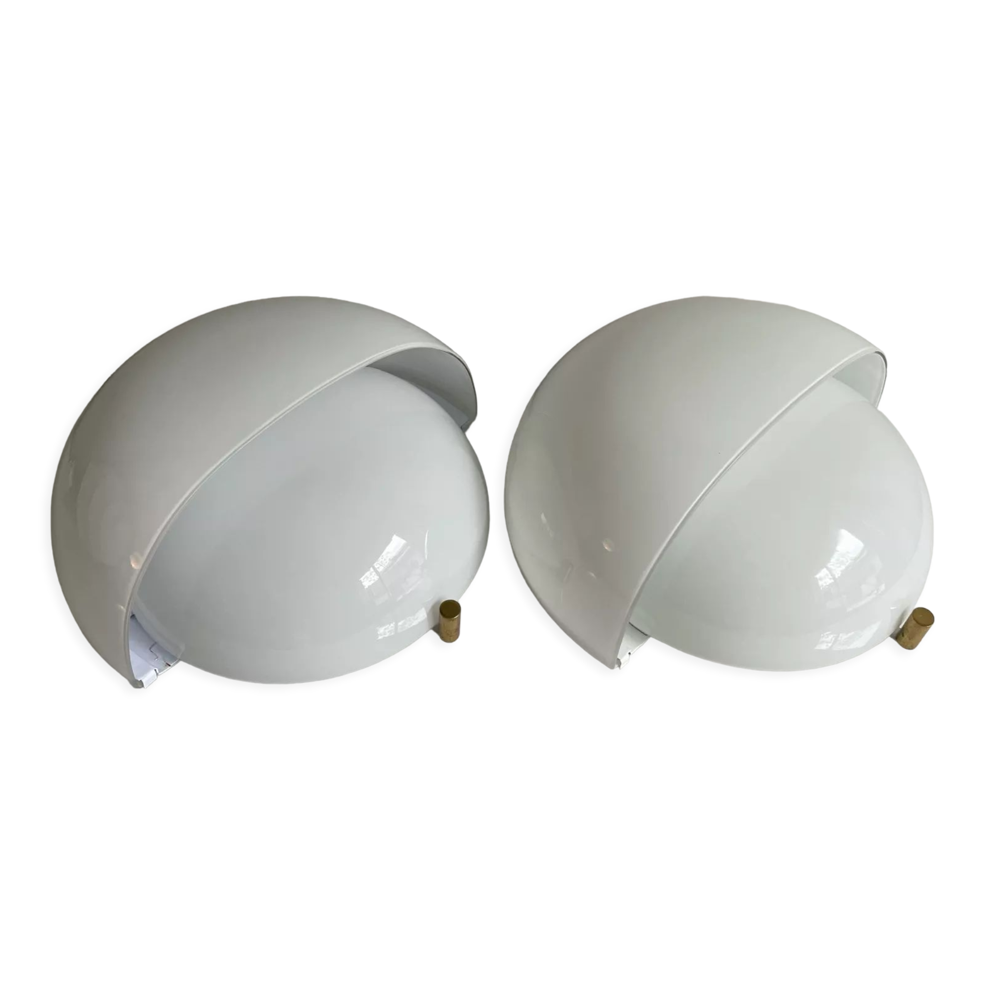 Set of two "Grande Mania" Wall Lamp, by Vico Magistretti, 1963. Artemide, Italy