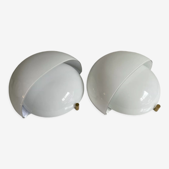 Set of two "Grande Mania" Wall Lamp, by Vico Magistretti, 1963. Artemide, Italy