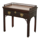 Bureau de travail d'architecte en bois dur George III Thomas Chippendale