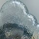 Spanish square textured glass flush mount lamp